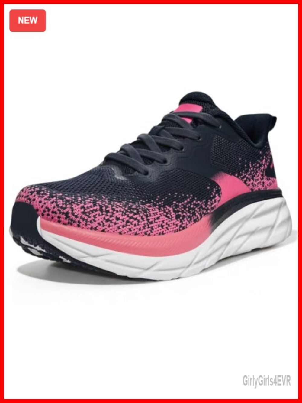 Women's Road Running Shoes Mesh Cushioned Athletic Sneakers